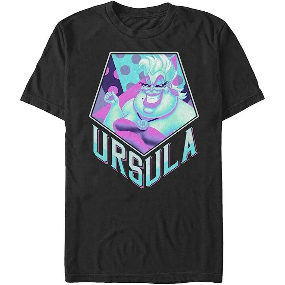 Disney Big & Tall Villains Ursula Pentaneon Men's Short Sleeve Tee Shirt XXLT